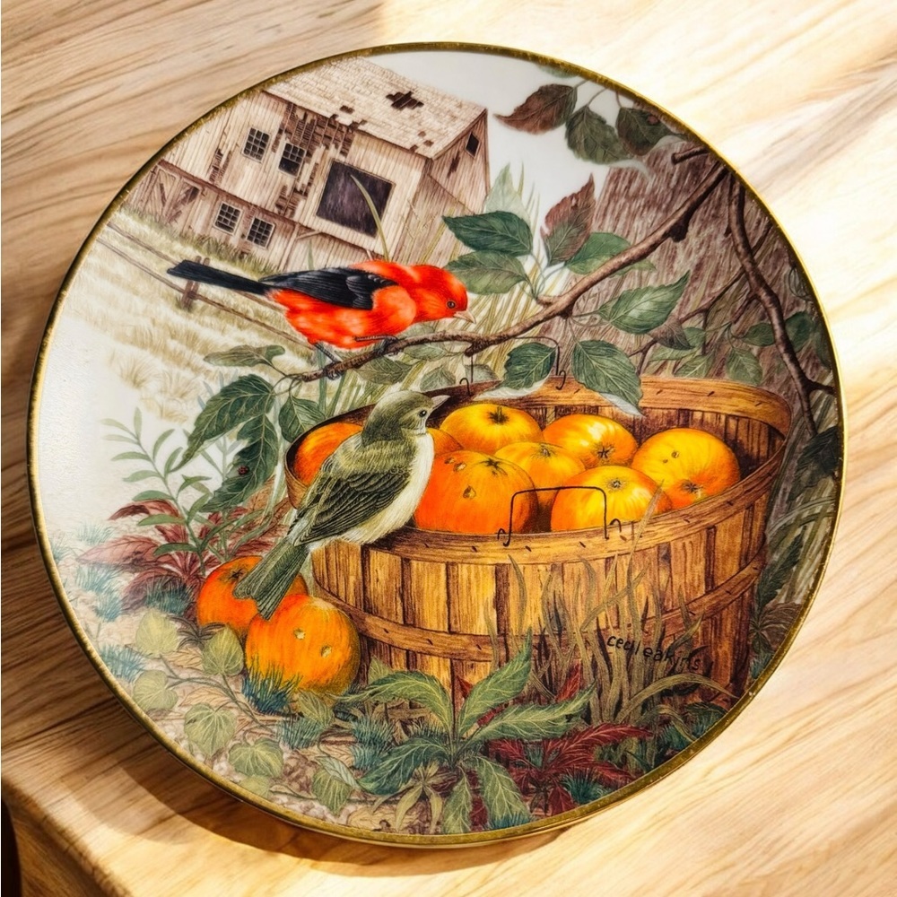 Franklin Mint Limited Edition Plate “The Last Harvest” #RA1800